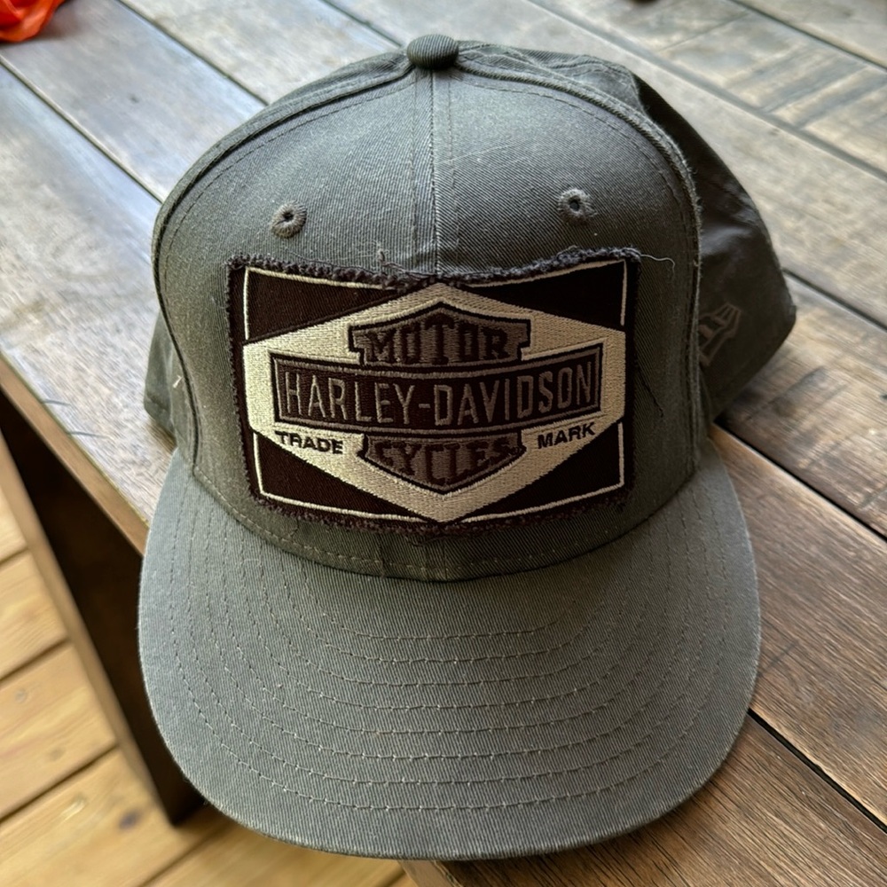 Authentic Harley Davidson sized baseball cap-size 7 3/8 or 58.7cm